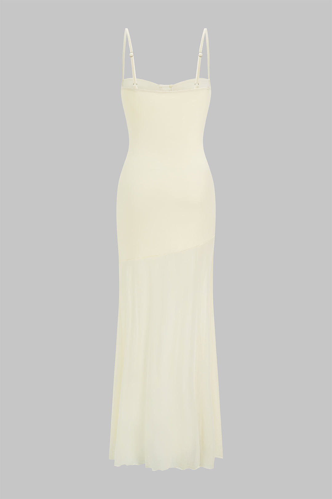 Cut Out Backless High Slit Slip Sleeveless Maxi Dress