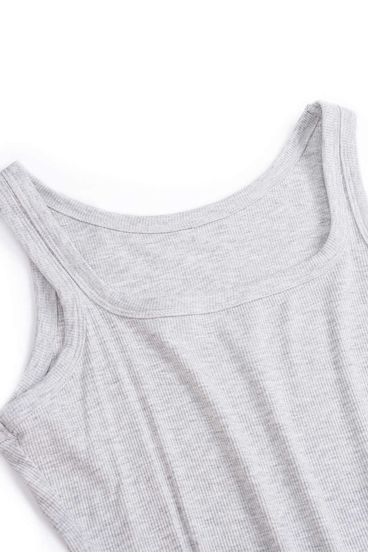Basic U-Neck Sleeveless Bodysuit
