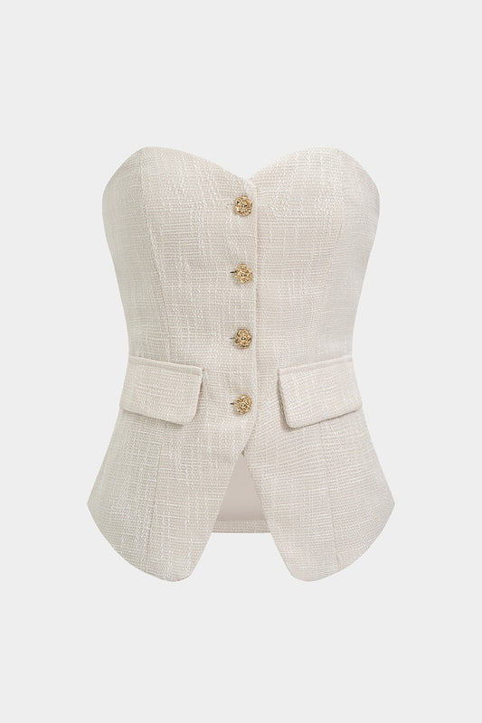 Button Tube Top