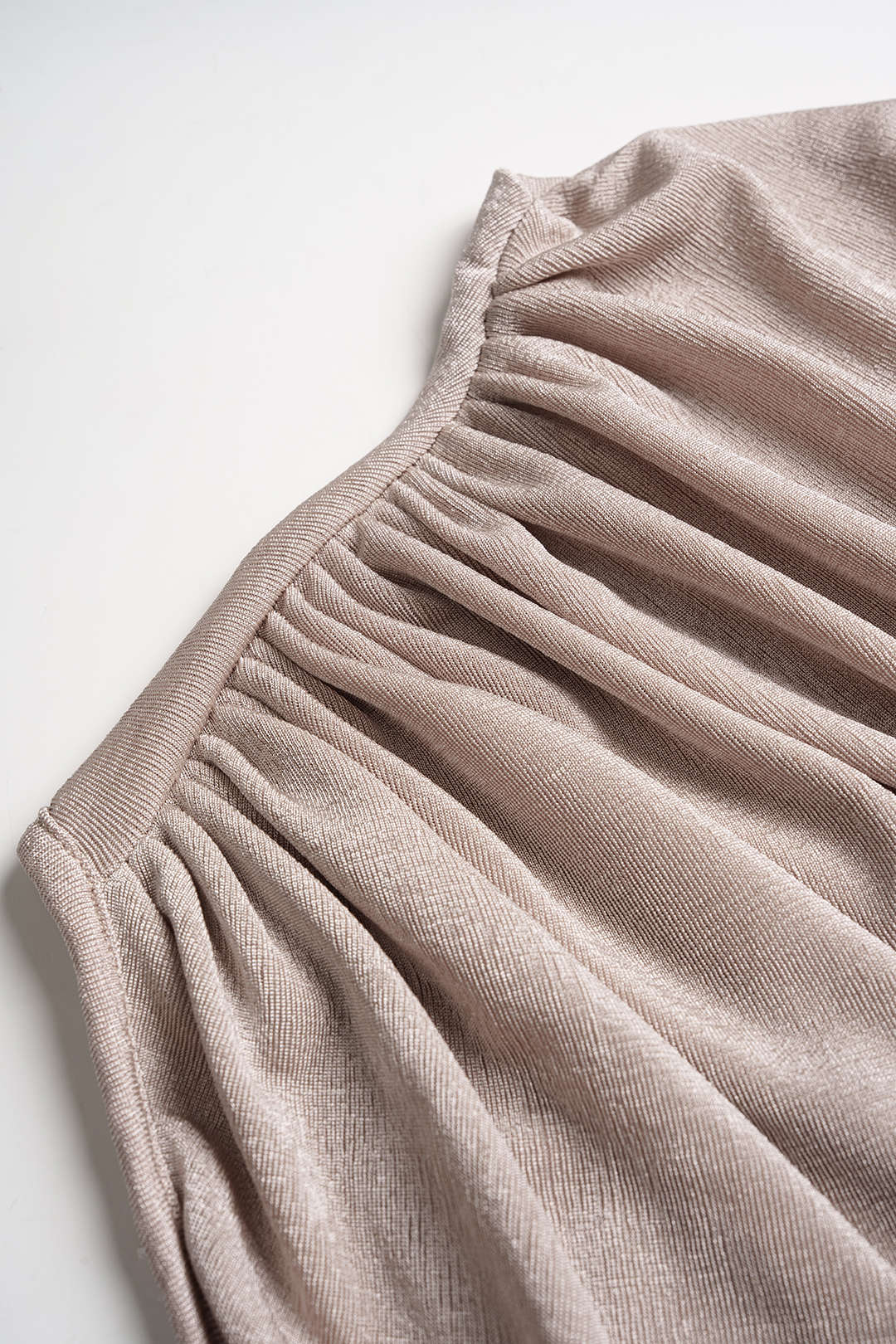 Mock Neck Ruched Tank Top