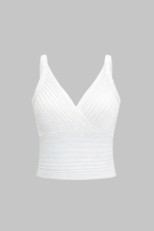 Knit V-Neck Cami Top