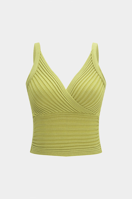 Knit V-Neck Cami Top