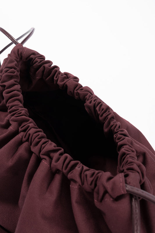 Mesh Drawstring Tote Bag