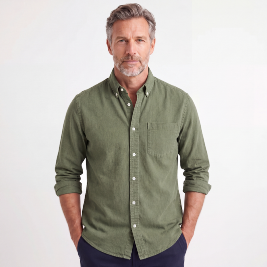 Kensington Chest-Pocket Linen Shirt