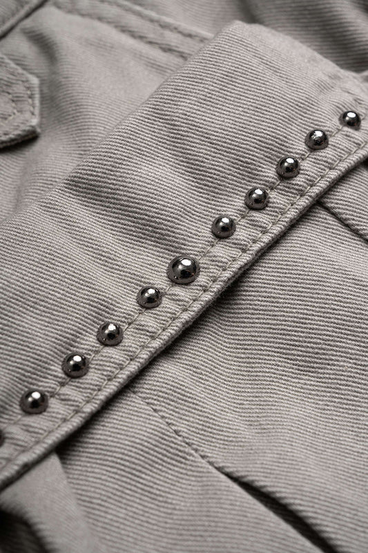 Tie-Up High Waist Pocket Shorts