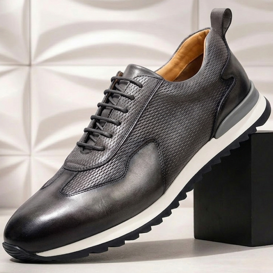 Reuben Cowhide Leather Trainer