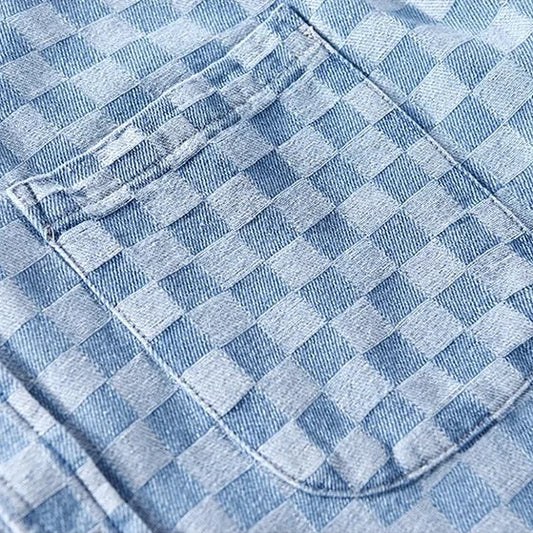 MASON CHECKERED DENIM SHIRT