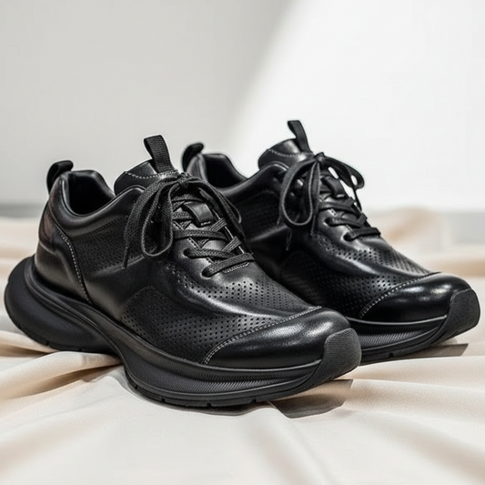 ALVERTON LEATHER TRAINERS