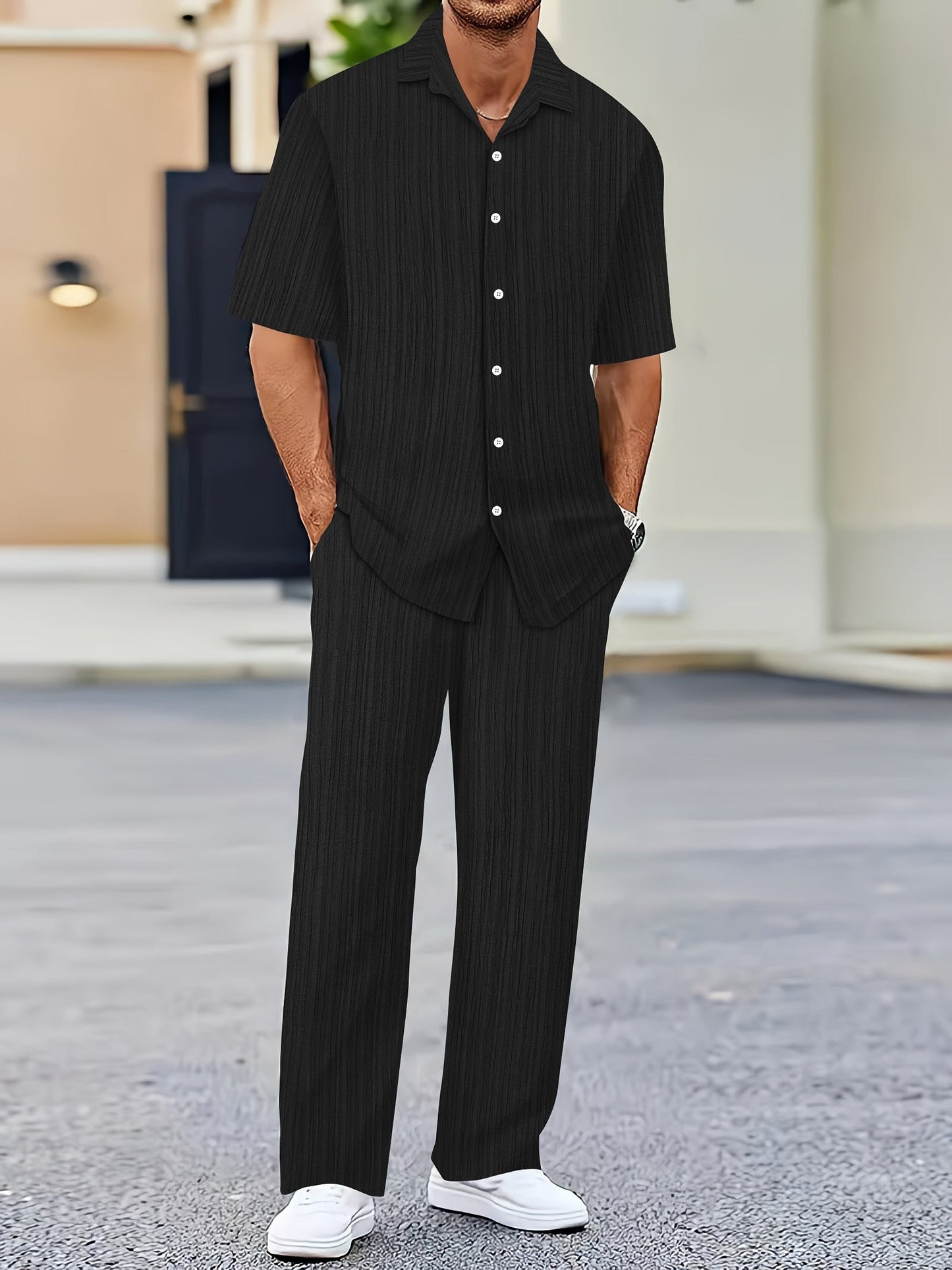 Elias Striped Two-Piece Summer Set