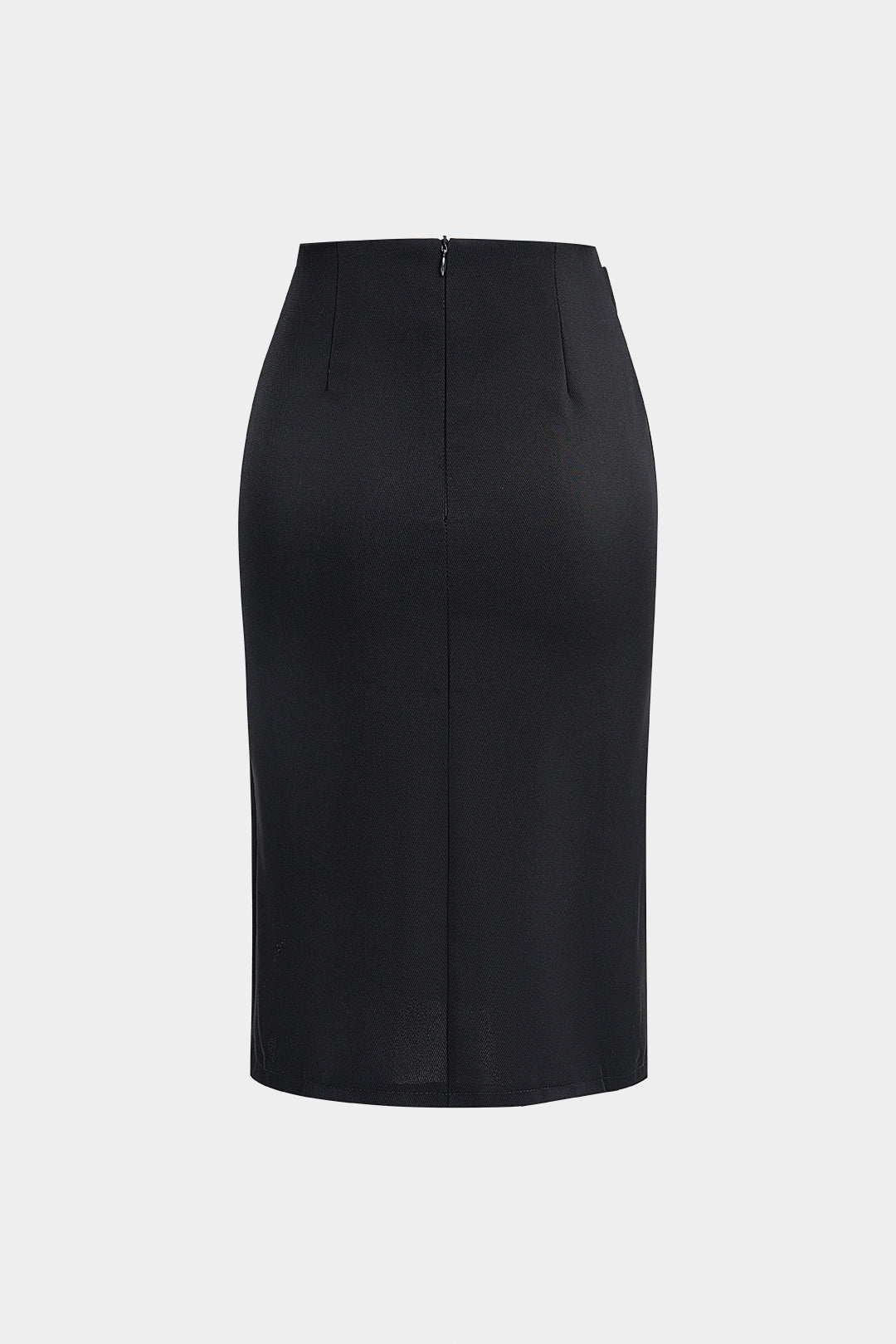 Asymmetrical Ruched High Waist Skirt