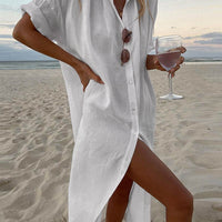 Concept Simple Maxi Shirt Dress