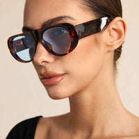 Oval Frame Sunglasses