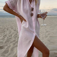 Concept Simple Maxi Shirt Dress
