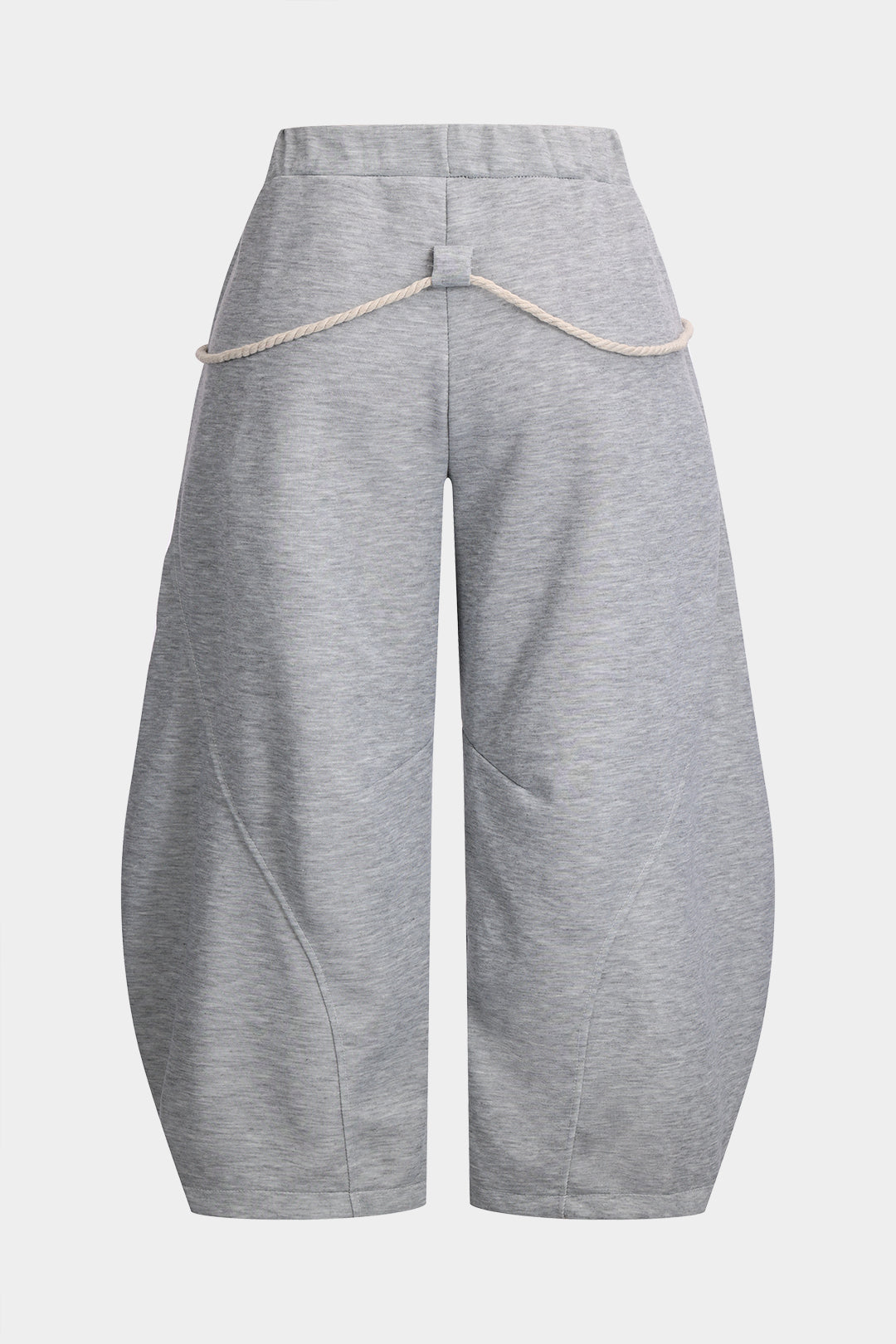 Plus Size Tie-Up Barrel Pants