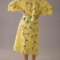 Cover Up Lace Beach Midi Dress