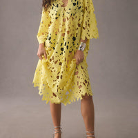 Cover Up Lace Beach Midi Dress