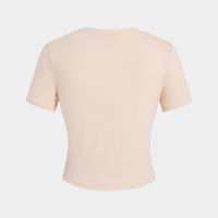 Round Neck Twist Knot Short Sleeve T-shirt