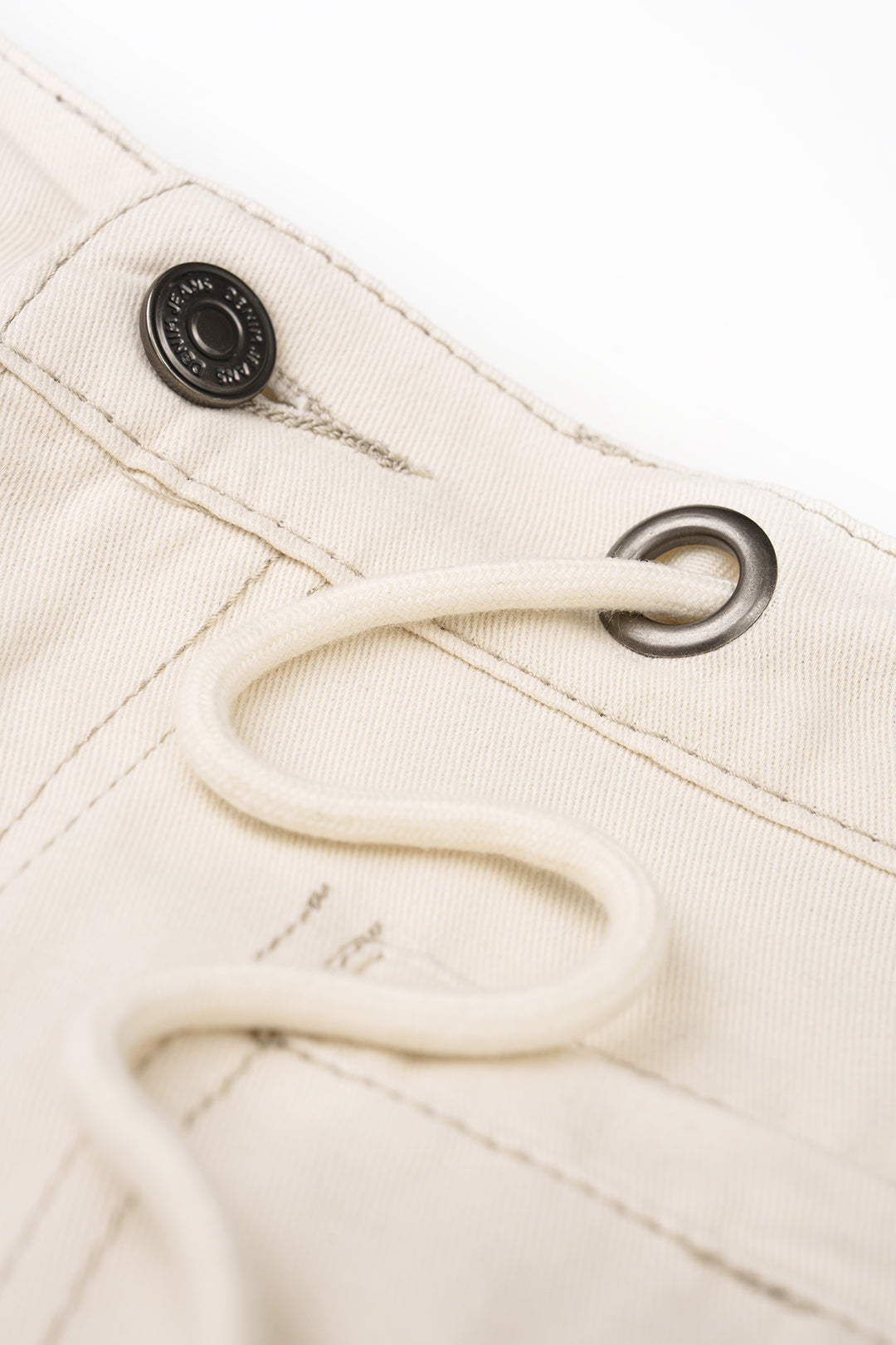 Denim Belted Pocket Shorts