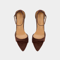 Suede Pointed Heels