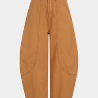 Denim Pocket Wide Leg Jeans