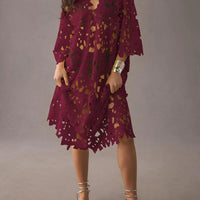 Cover Up Lace Beach Midi Dress