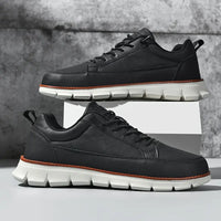 Leo Crafted Leather Trainers