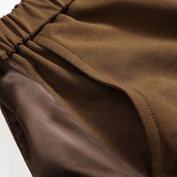 Patchwork Detail Ruched Pants