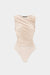 Round Neck Ruched Sleeveless Bodysuit