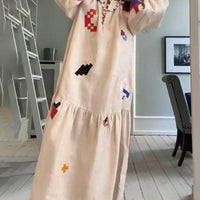 Unique Ethnic Printed Lightweight Maxi Dress