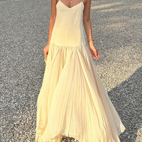 Strappy Drop Waist Irregular Dress