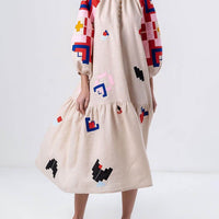 Unique Ethnic Printed Lightweight Maxi Dress