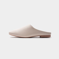 Leather Square Toe Flats