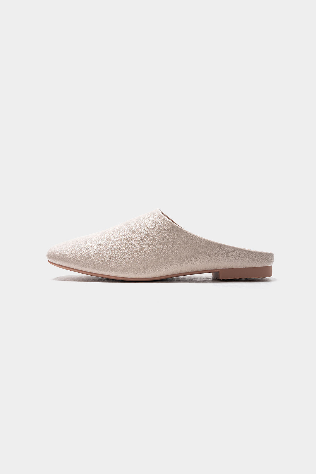 Leather Square Toe Flats