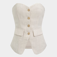 Button Tube Top