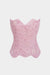 Floral Corset Tie Back Tube Top