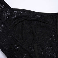 Lace Corset Sleeveless Bodysuit