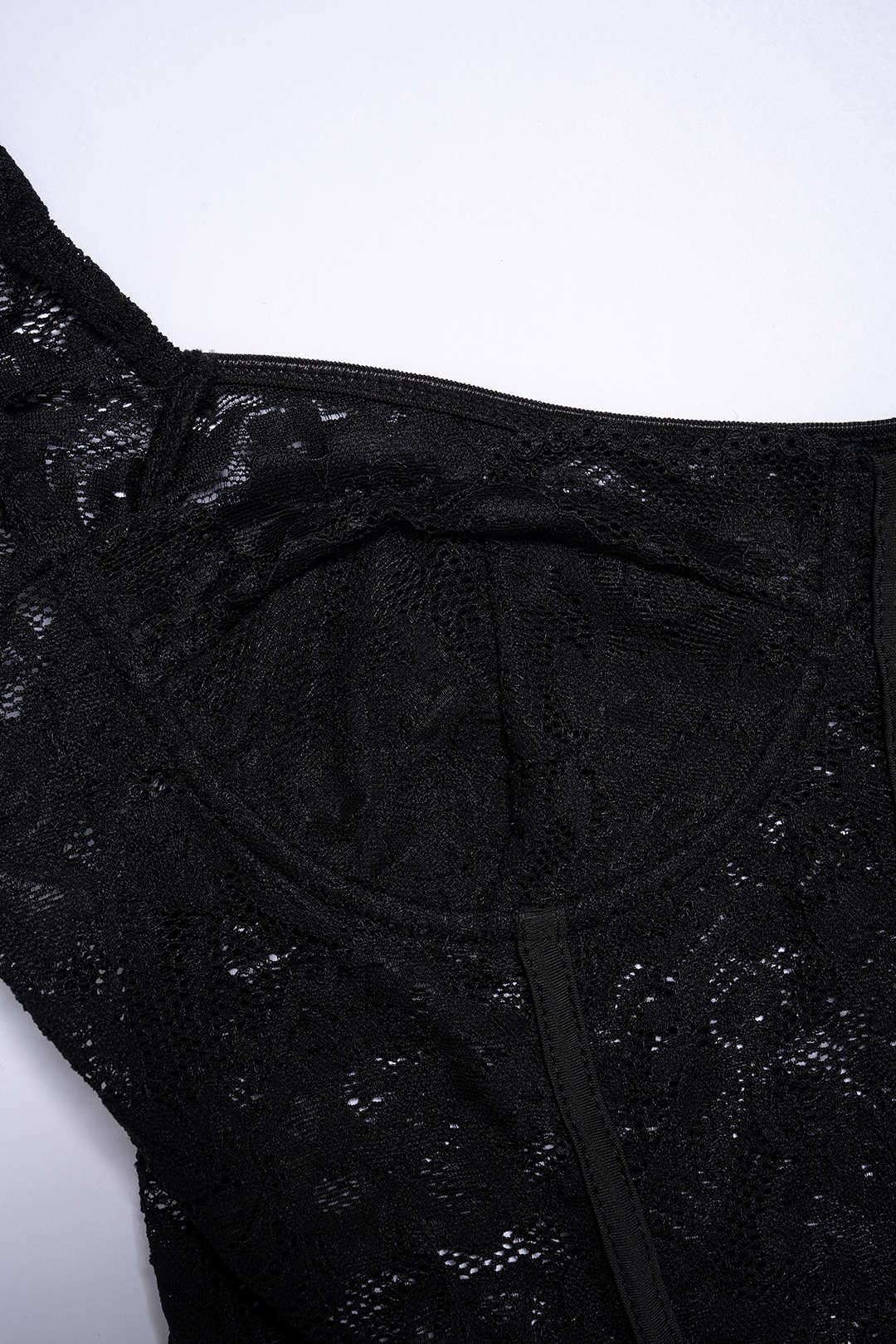Lace Corset Sleeveless Bodysuit