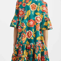 Grace Unique Flora Print Mini Dress