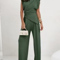 Chic Irregular Top Set