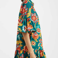 Grace Unique Flora Print Mini Dress