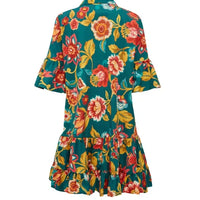 Grace Unique Flora Print Mini Dress