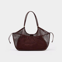 Mesh Drawstring Tote Bag