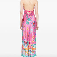 Chain Detail Slip Midi Dress