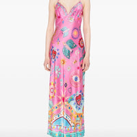 Chain Detail Slip Midi Dress