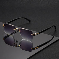Quincy Rimless Sunglasses