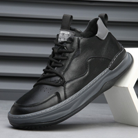 ALBERTI LEATHER TRAINERS