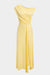 Asymmetrical One Shoulder Ruched Maxi Dress
