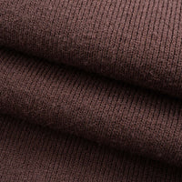 Knit Zipper Hooded Sweater Caedigan And Wide Leg Pants Set