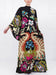 Peacock Printed Maxi Dress
