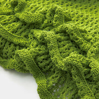 Plus Size Knit Ruffle Slip Dress